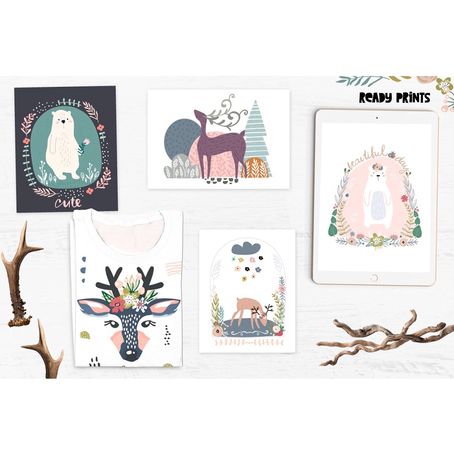 Woodland Mood - Vector Designs