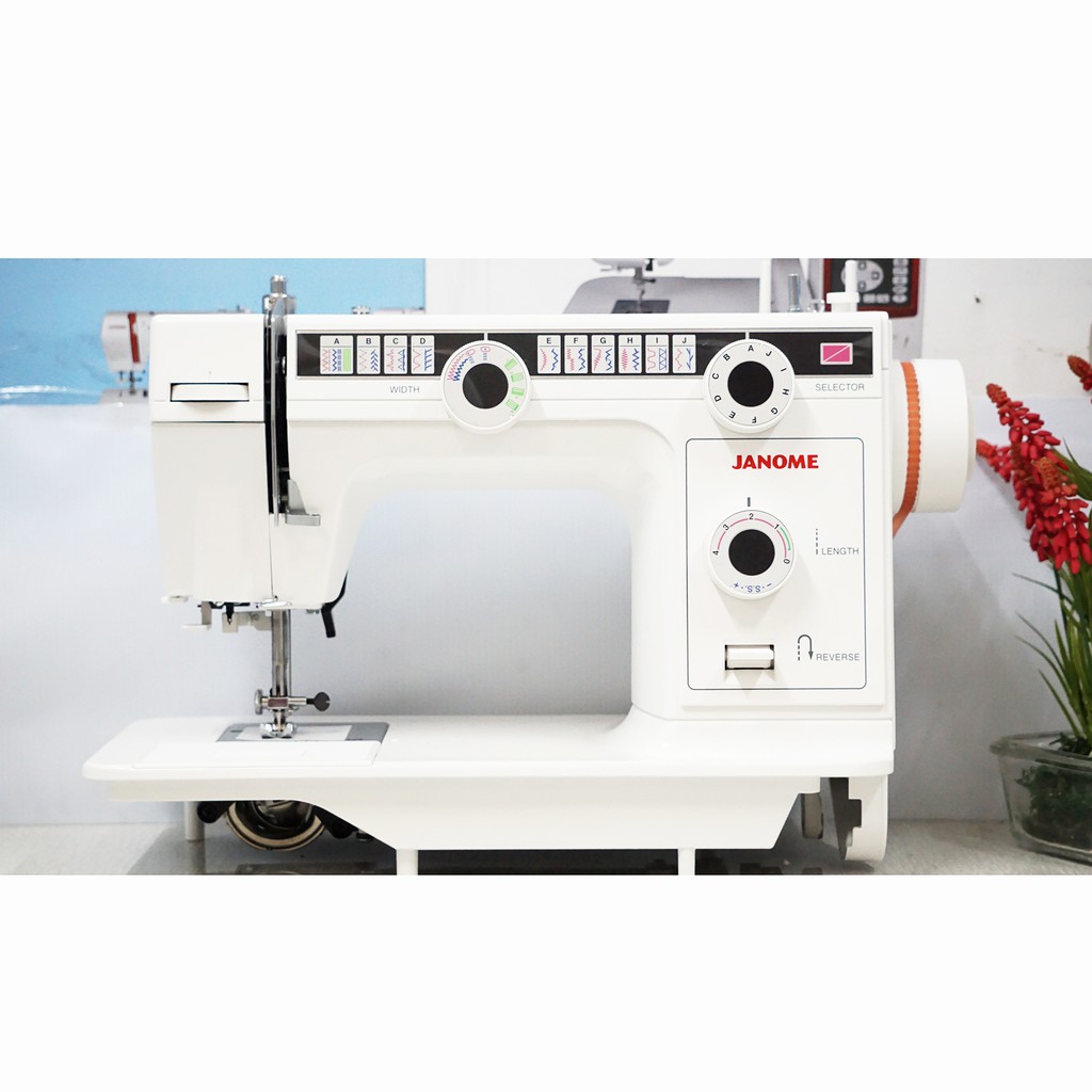 mesin jahit janome ns385 model semi portable/platbed - ns 385 n