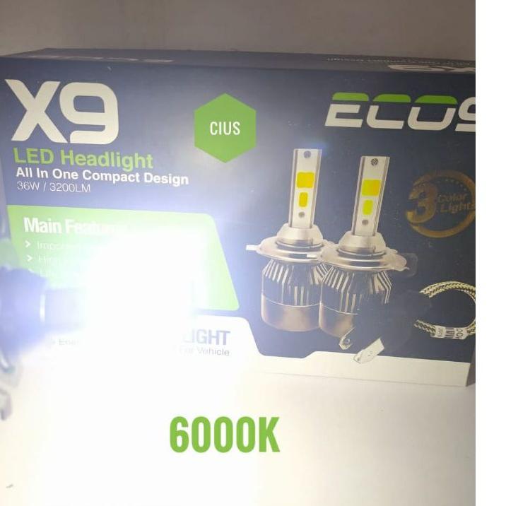 Recomend LAMPU LED Fog Lamp H11 HB3 HB4 H7 H8 H16 Mobil X9 ECO9 3Warna white yellow dan warm white ,