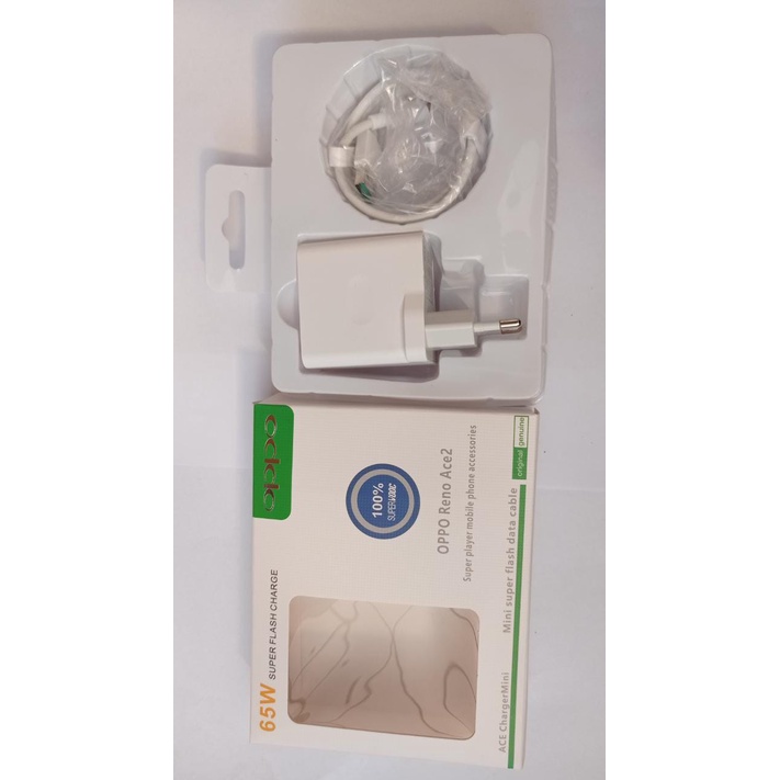 Charger OPPO Reno Fast Charging Type c Super Flash Charge VOOC ORIGINAL 100%