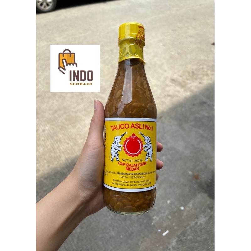 Tauco Medan cap Gajah dua 350 gram / Tauco Asli Cap gajah dua medan 350ml