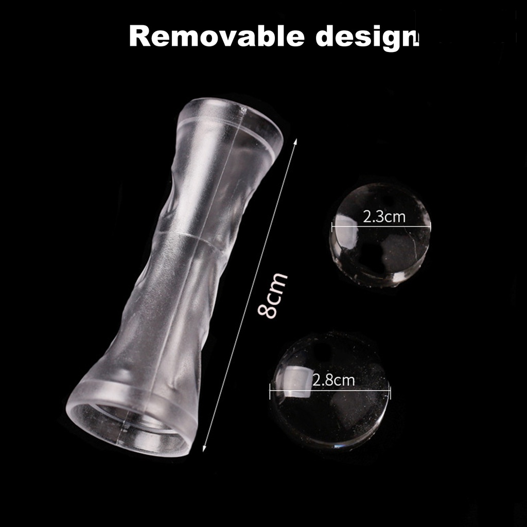 Providence Double Head Nail Stamp Scraper High Elasticity with Scraper Silicone Seal Nail Stamping Printing Tips Tool for Manicure