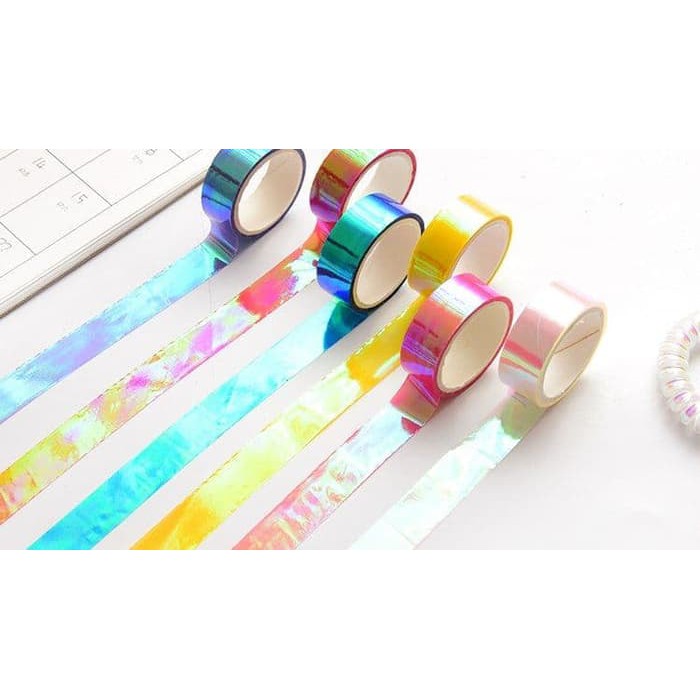 Japanese Washi Tape - Laser Glitter Series