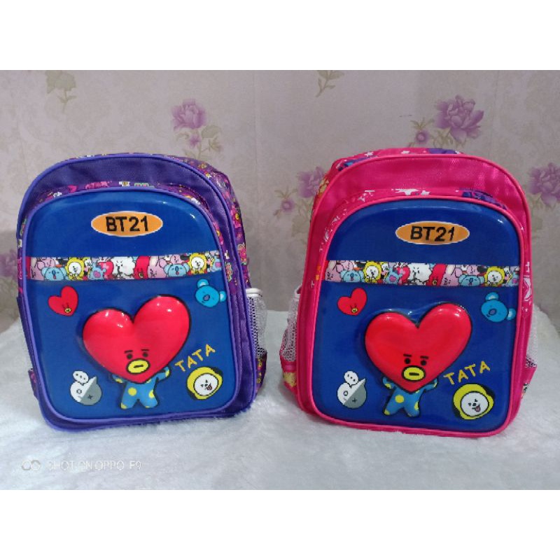 tas sekolah LED BTS/tas sd & TK/tas ransel cewe/tas anak sekolah