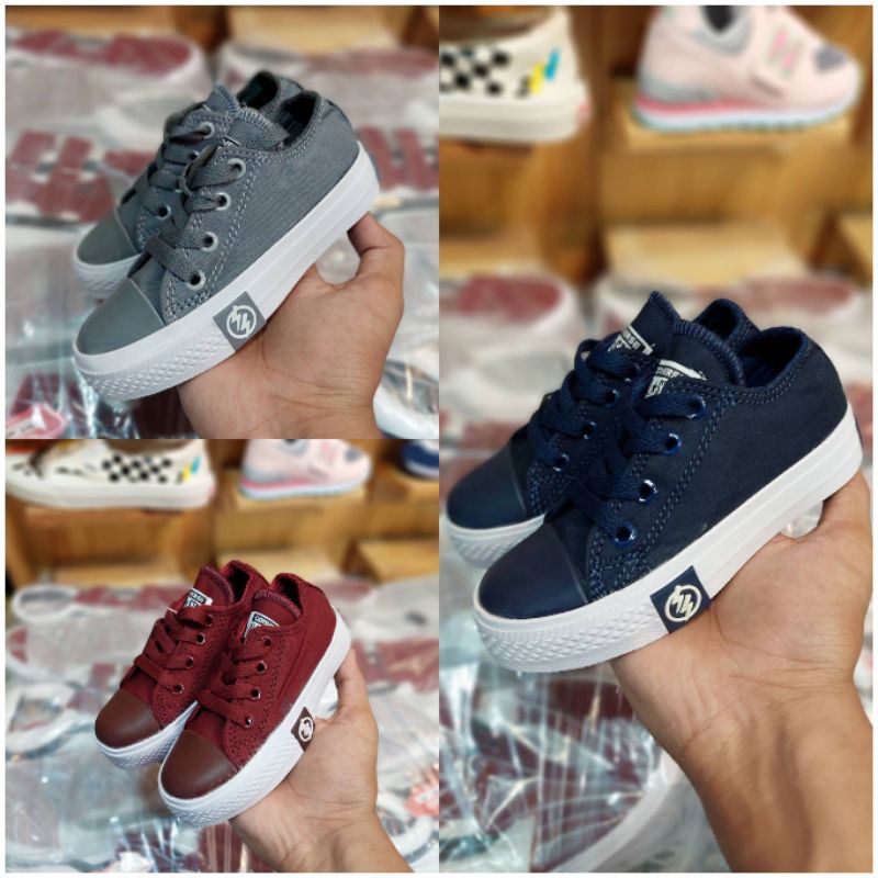 OBRAL SEPATU ANAK KECIL CONVERSE LOW PETIR TALI KIDS (21-35) GRADE ORIGINAL