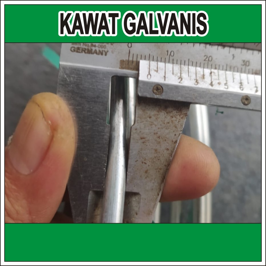 EKONOMIS KAWAT GALVANIS 5MM panjang 3 METER