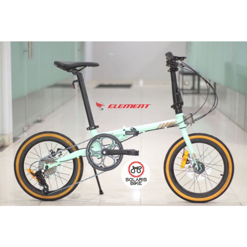 Sepeda Lipat Element Police Troy 8SP 16inch Foldx 8SP 20Inch