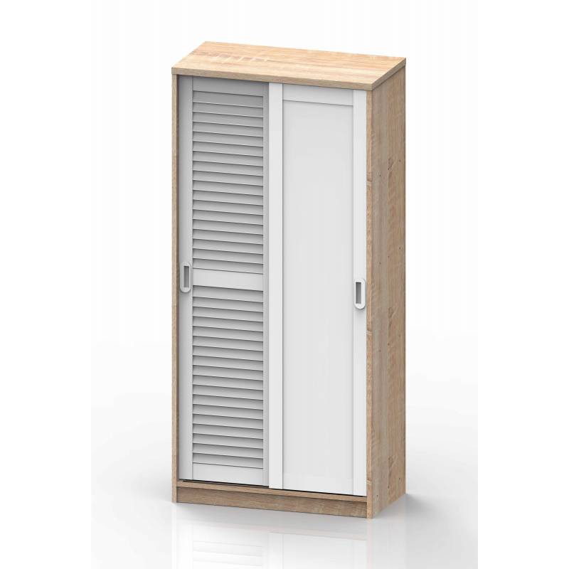  JYSK  LORENS Shoe Cabinet Sliding Door Lemari  Sepatu  