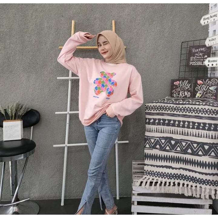 Sweater Wanita Grosir Berkualitas - Puzle Bear