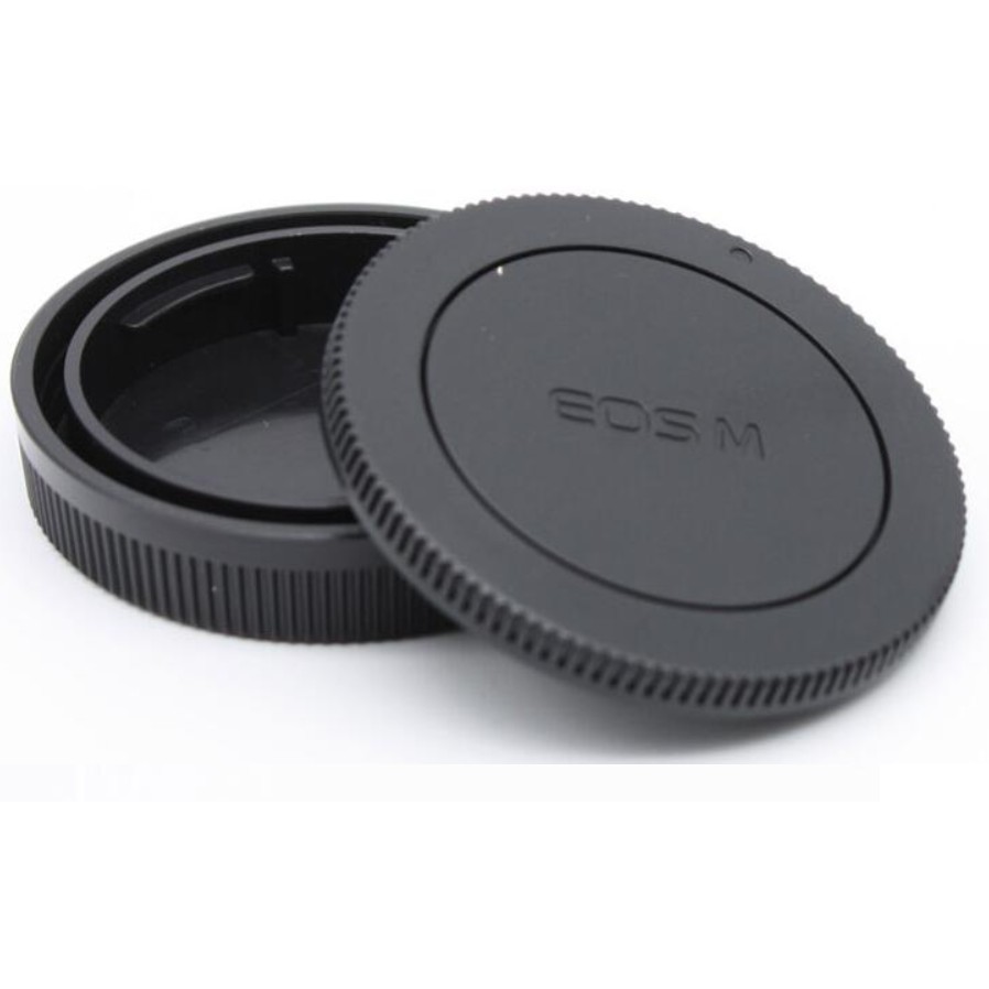 FRONT COVER & REAR LENS CAP FOR CANON EOS-M WITH LOGO