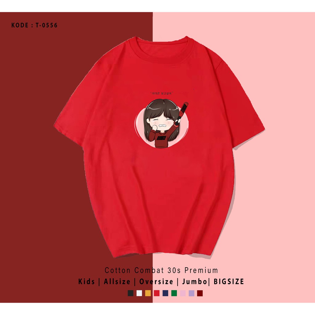 KAOS / T-SHIRT KPOP IKON / BEST SELLER 100% REAL PICTURE / CUSTOM HADIAH / KADO UNIK