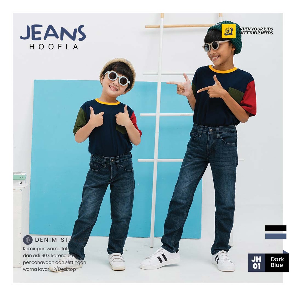 Celana Jeans Anak Laki Laki Umur 5 6 7 8 9 10 11 12 Tahun Kualitas Premium Model terbaru