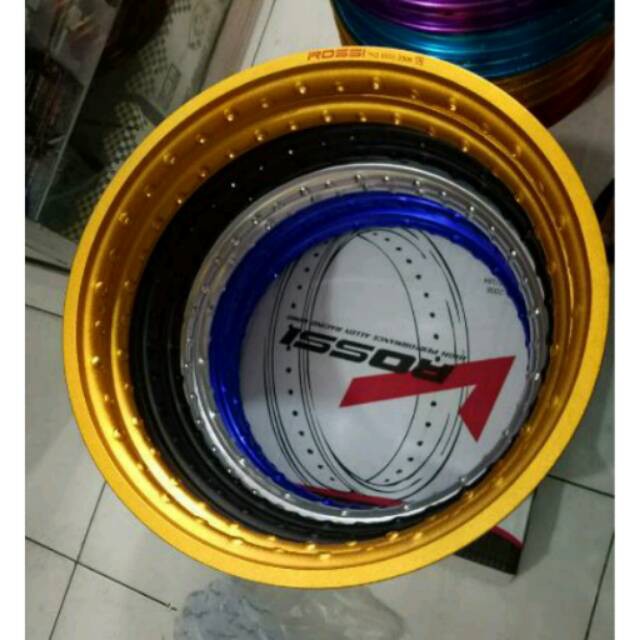 SEPASANG VELG ROSSI 140 RING 17 - VELG MOTOR - AKSESORIS MOTOR