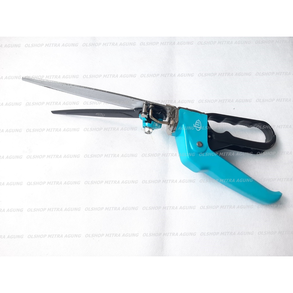 OLS Gunting Rumput 360 Taman Tanaman Swivel Blade Grass Shears 335mm Gunting Rumput Putar 360 derajat Swivel Blade