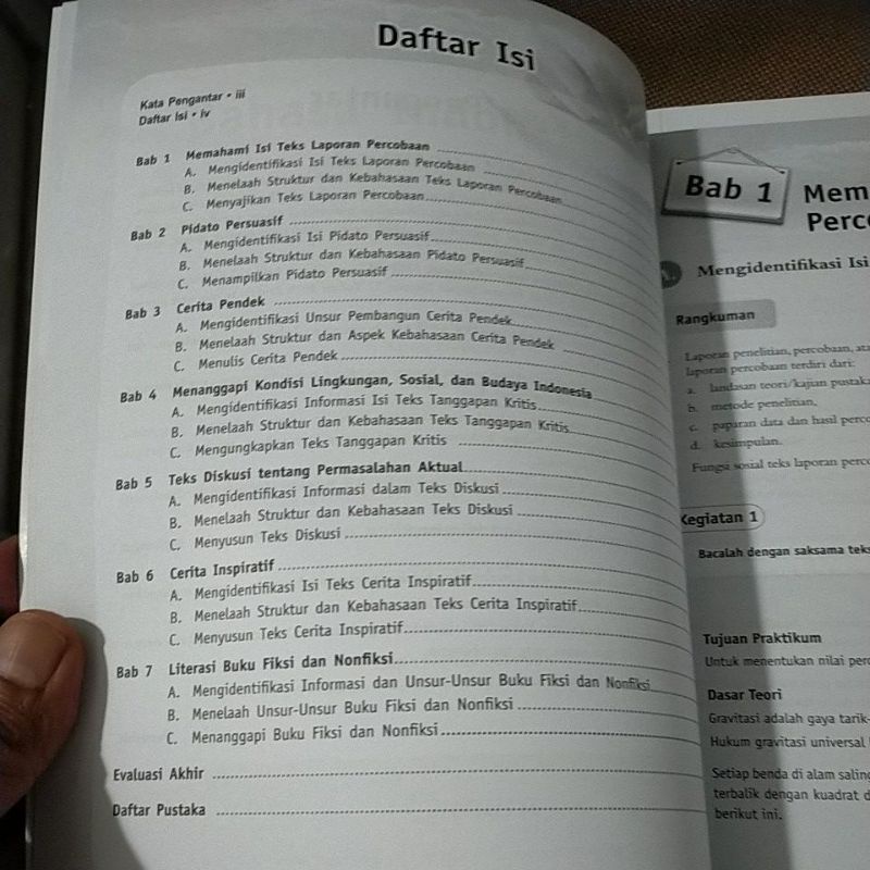 ORI buku pendalaman materi siswa bahasa Indonesia K13 kelas 9 penerbit Quadra