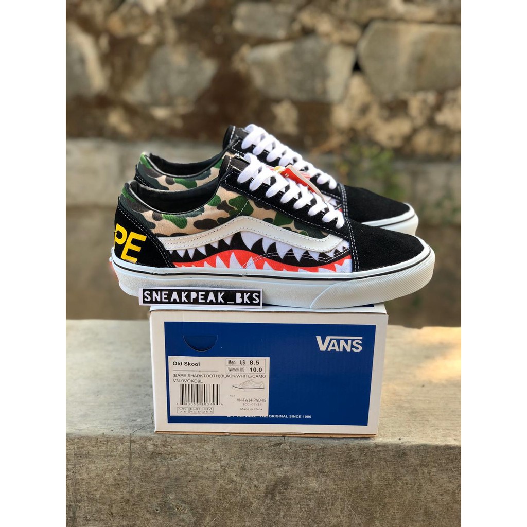 vans os x bape