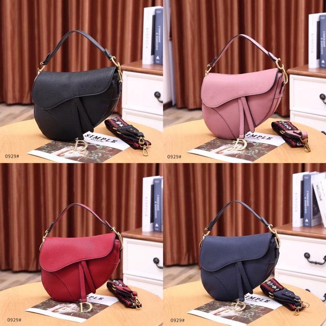 A.Christian Dior Saddle Bag #8835
