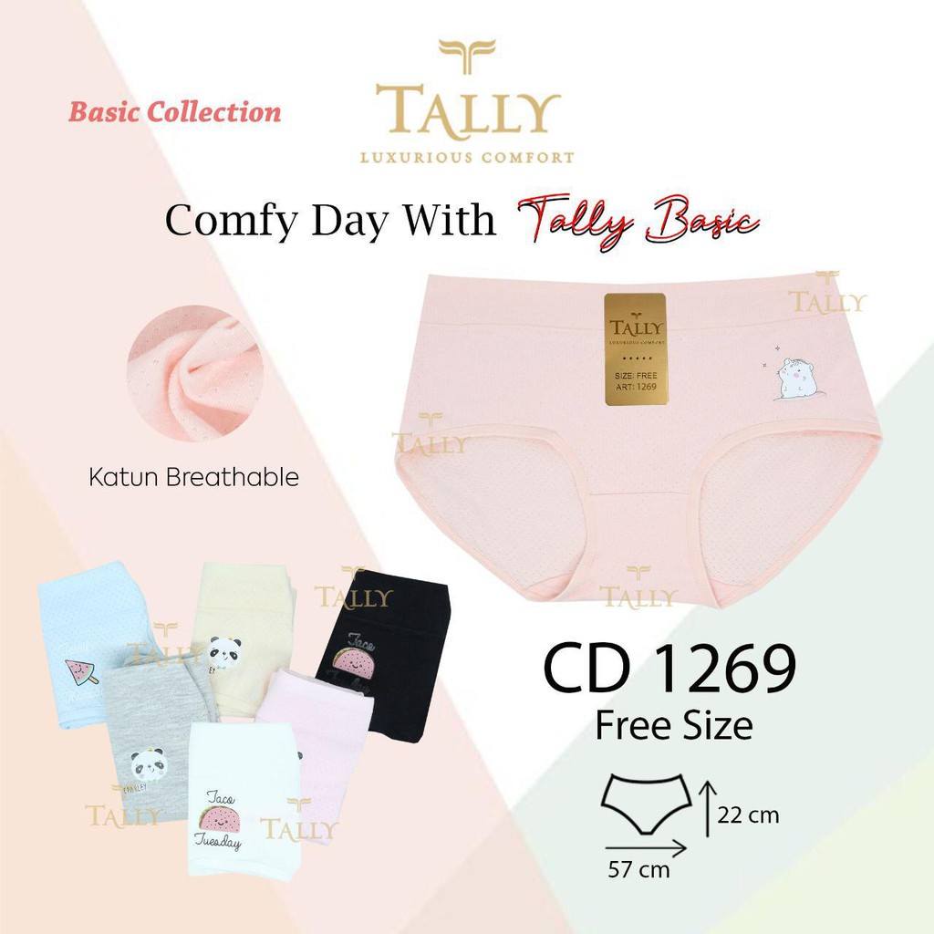 TALLY 1269 BREATHABLE PANTIES - CD CELANA DALAM REMAJA DAN WANITA