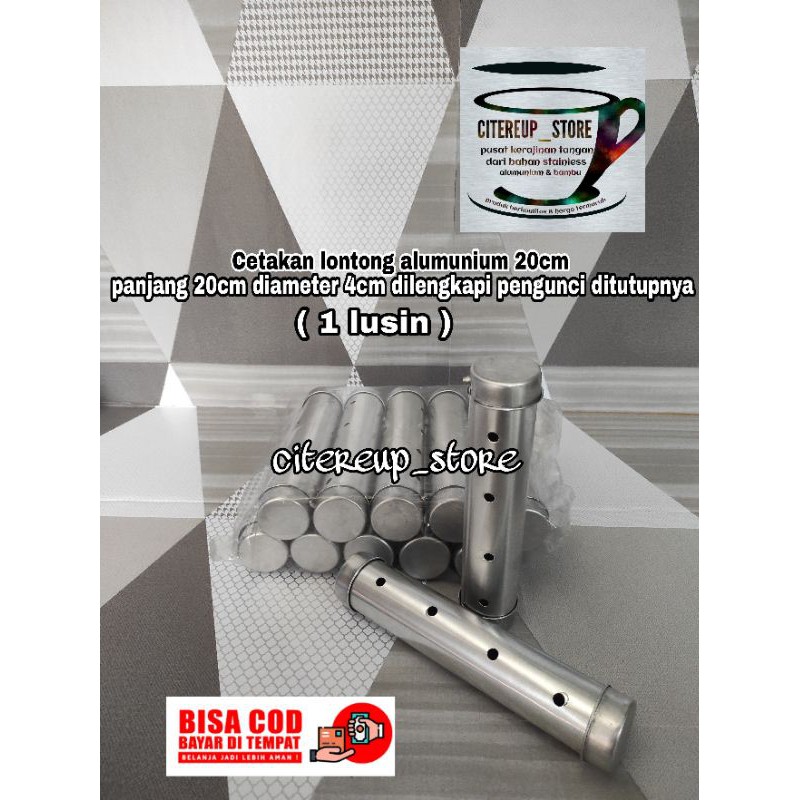 CETAKAN LONTONG 20 - CETAKAN LONTONG ALUMUNUNIUM