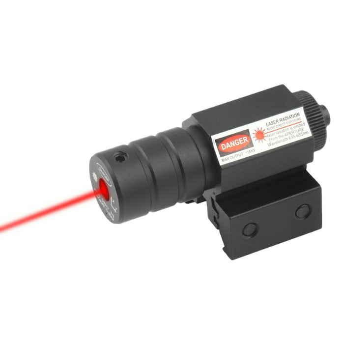 laser sight merah untuk handgun dan rail 20mm airsoft