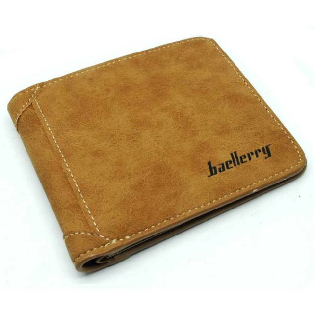 Dompet Kulit Pria Bahan Nubuck Brand Baellerry