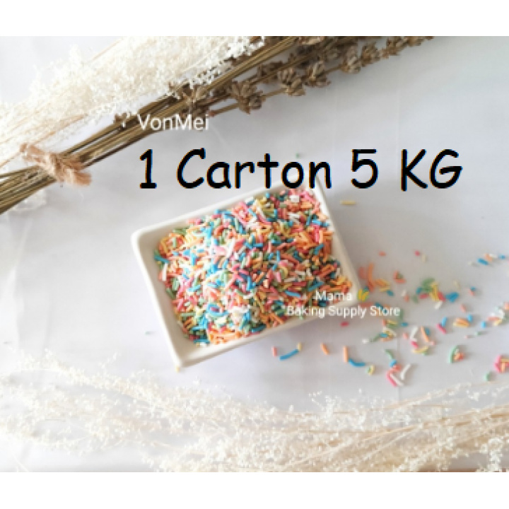 

TULIP Mesis MIX Sprinkle Rainbow 5 kg 1 ctn