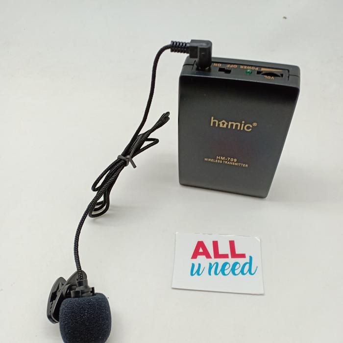 Microphone Jepit - Bando Homic HM 709 Original - Microphone Clip On Murah