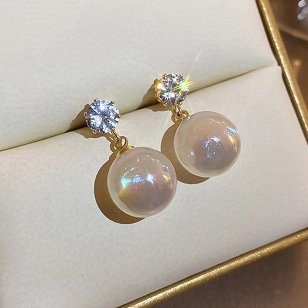 Hu Hu Hu Hu Hu Alat Bantu Pasang Kacamata♡ 1 Pasang Anting Kait Rumbai Panjang Bentuk Hati Aksen Mutiara Imitasi Untuk Pernikahan