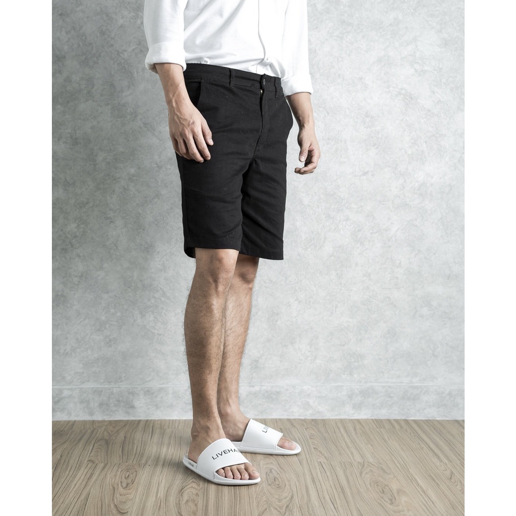 Livehaf - Tib Chino Short Pants Black