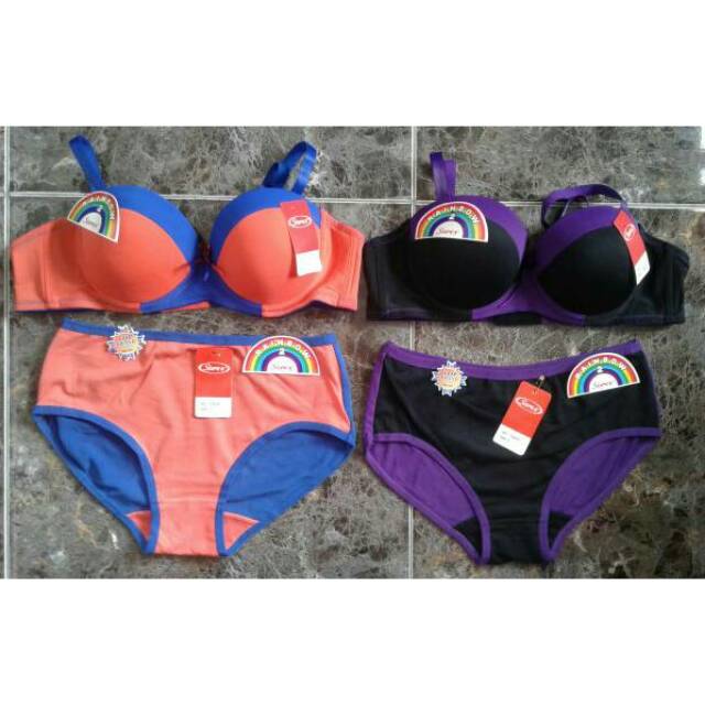 Bra set (bra& cd) sorex rainbow 2