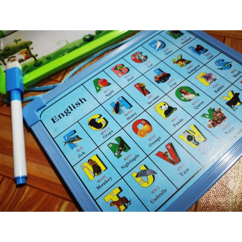 

mainan papan tulis anak spidol bisa hapus edukasi 4d1w