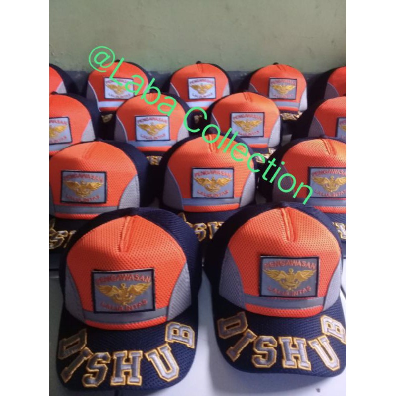 Topi Dishub orange