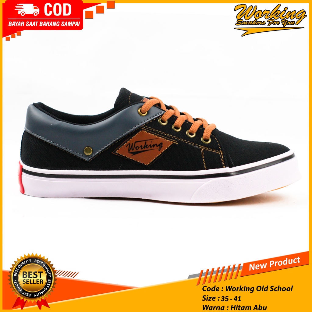 Sepatu Anak Sekolah Working Old School Size 36-41