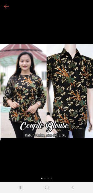 Rama Shinta Couple - Melani Set Couple Lilit Rovella Batik Couple Modern