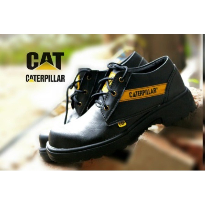 SEPATU SAFETY STEEL TOE CAT LOW MURAH SEPATU PROYEK SEPATU KERJA