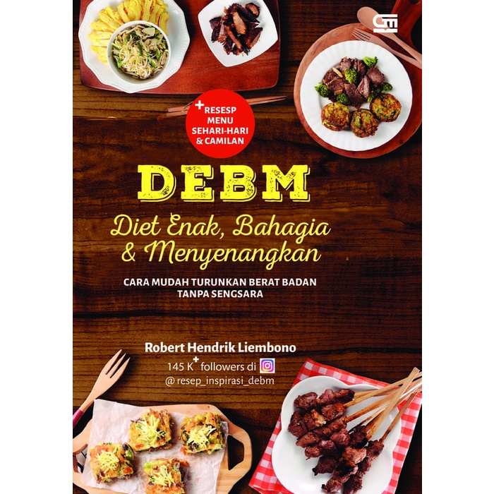 Buku DEBM: Diet Enak- Bahagia- dan Menyenangkan . Best seller .