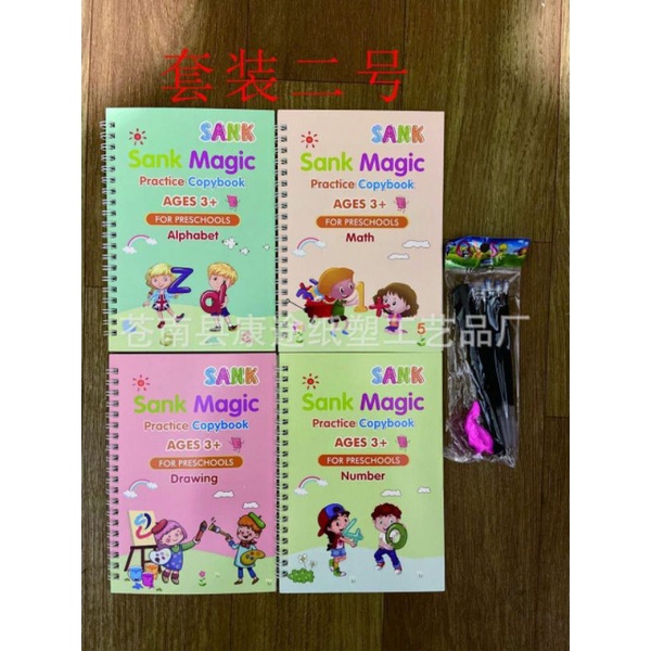 

sank magic buku tracing belajar menulis anak reusable