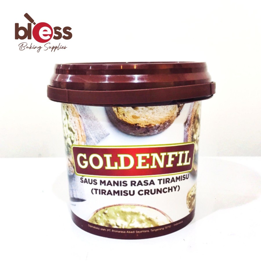 

GOLDENFIL TIRAMISSU CRUNCHY KEMASAN 1 KG / CTN ( 12 PCS )