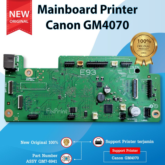 Mainboard Canon GM4070 Motherboard Printer GM4070 Board Pixma GM-4070 GM 4070 Original QM7-6941