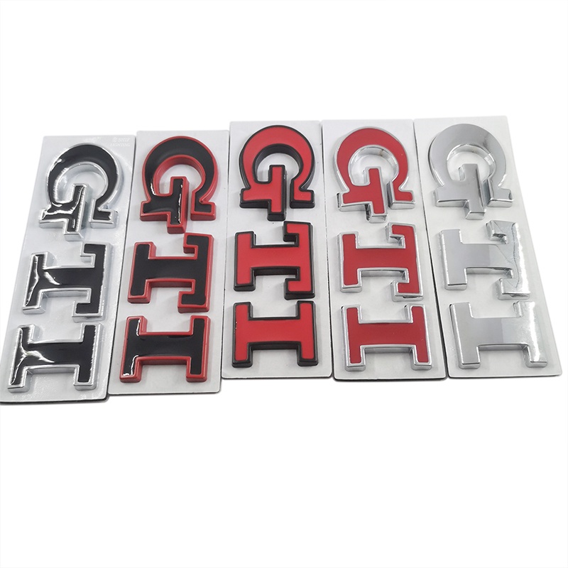 1pc Stiker Emblem Logo GTI Bahan Metal Untuk Bagasi Belakang Mobil Volkswagen Golf Polo GTI