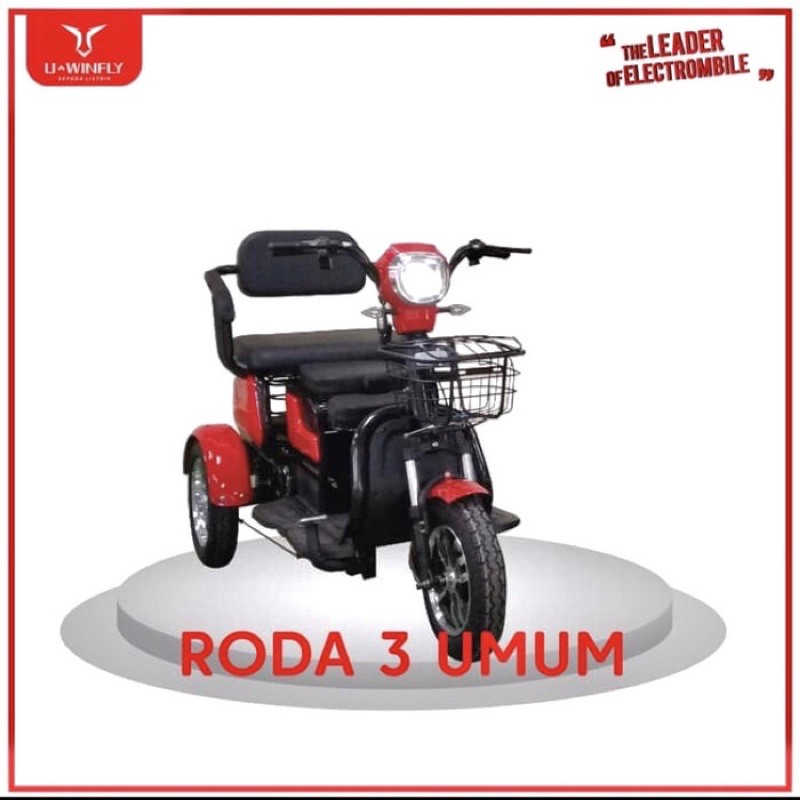 Sepeda Listrik Uwinfly Roda Tiga Maleo 1500 W