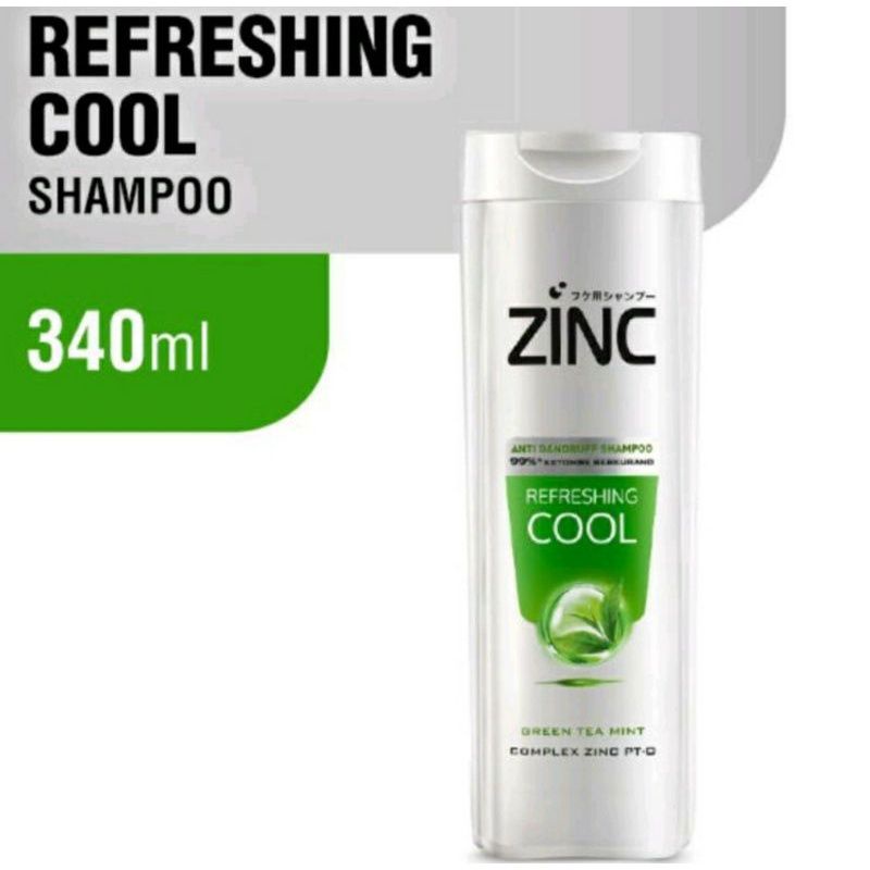 zinc shampo refreshing cool shampo botol 340ml