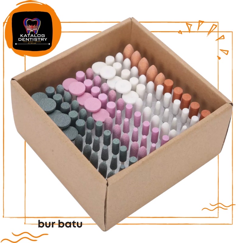 bur batu/ dental stone rock/ bur polish dental/ dental stone