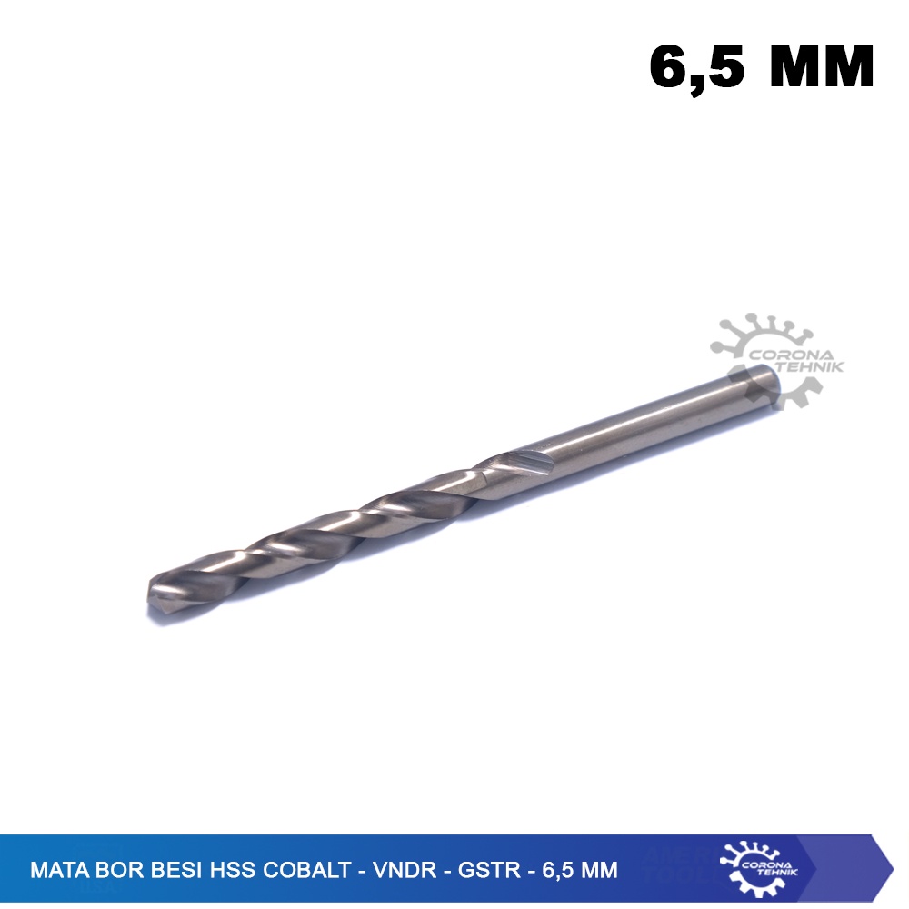 6,5 mm - Mata Bor Besi HSS Cobalt - VNDR - GSTR