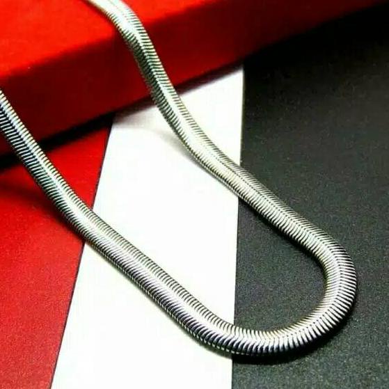 DISKON BRANDS FESTIVAL KALUNG TITANIUM MODEL PIPI ULAR MINYAK WARNA EMAS DAN SILVER | TERPOPULER | V