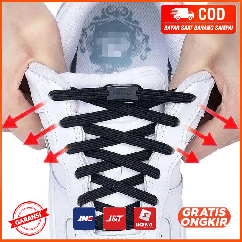 Tali Sepatu Lazy Lace No Tie Shoelaces 1 Pair T27 2