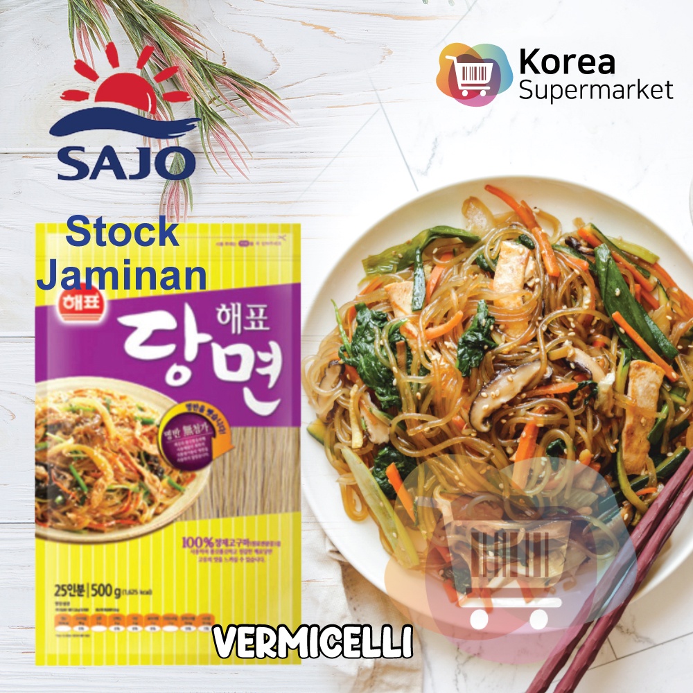 Sajo Soun Korea / Korean Vermicelli / Dangmyeon 500 GR Bahan Japchae
