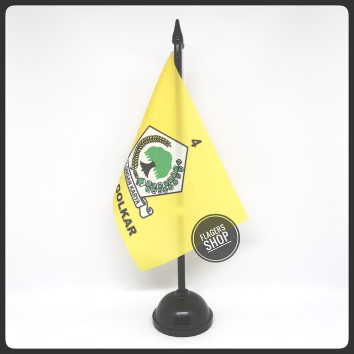 

Bendera Meja Partai Golkar & Tiang Kayu