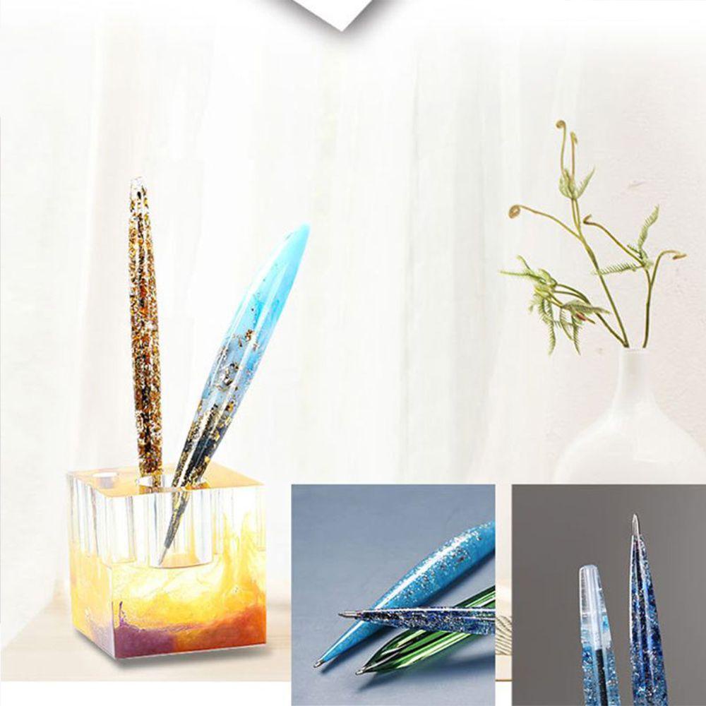 R-flower Resin Mold Handmade Pen holder Bahan Perhiasan Cetakan Silikon