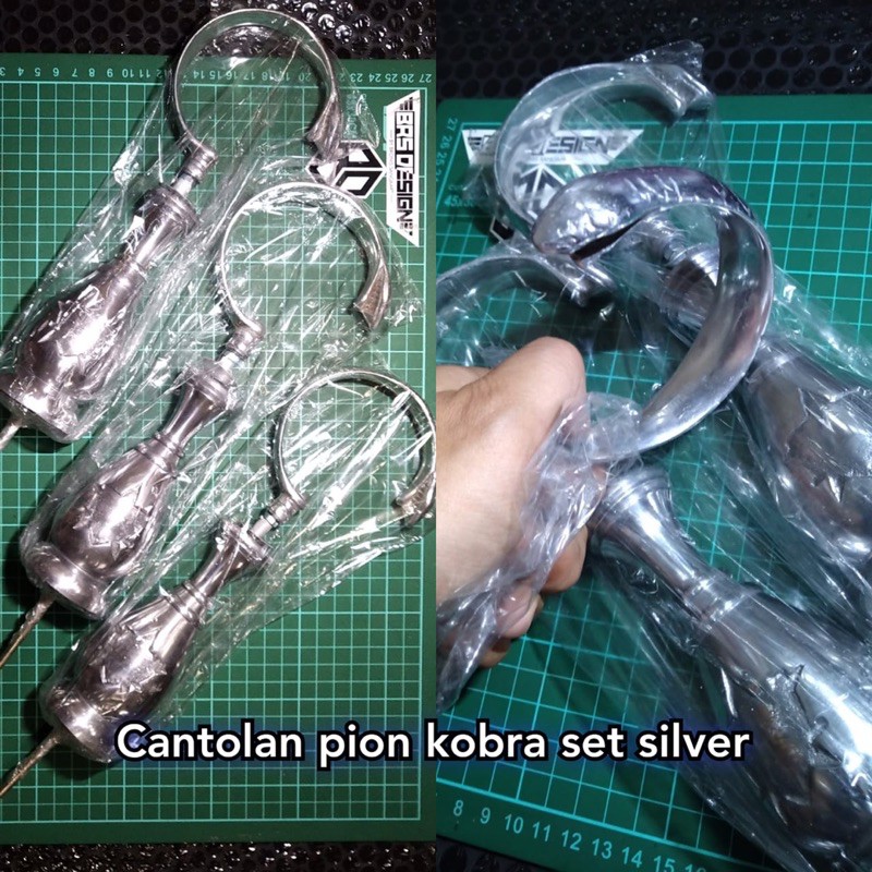 Cantolan pion Kobra sangkar PCMI Pleci silver